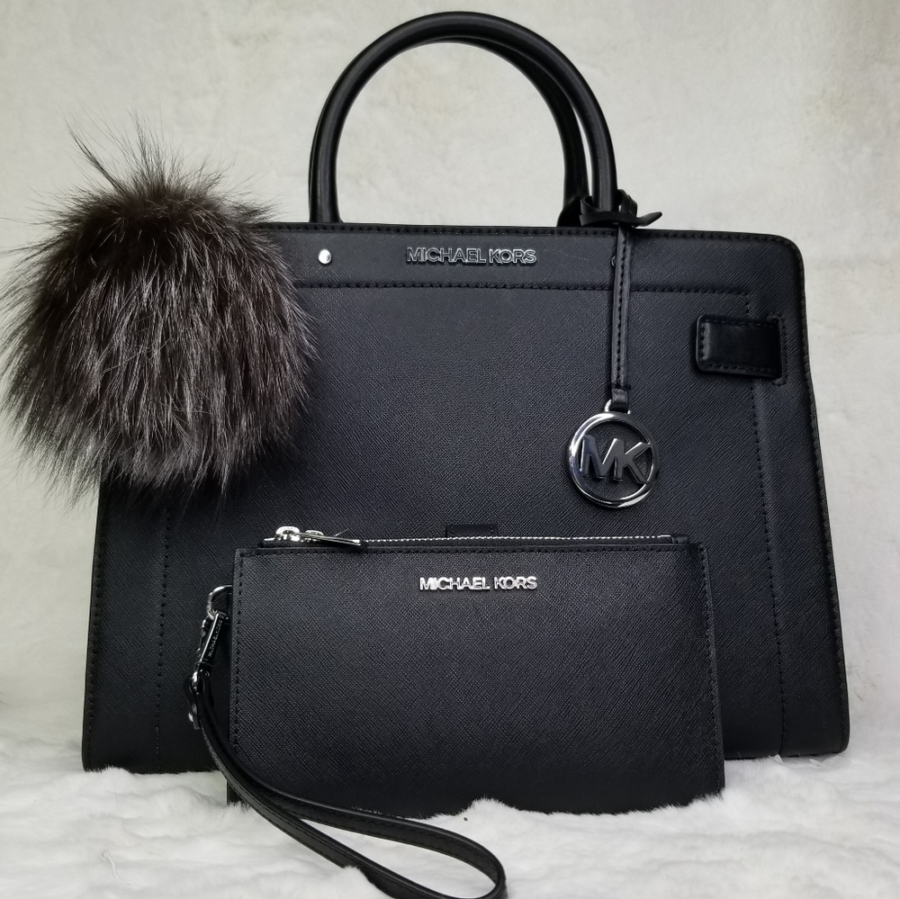 Michael Kors 3 SET DESIGNER BAG WALLET POM - Picture 11 of 11